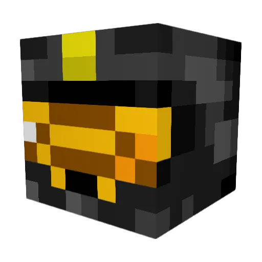 TALAN_117 Minecraft avatar head, 3D render