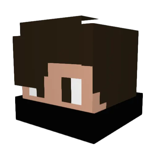 TALHA_YT52 Minecraft avatar head, 3D render
