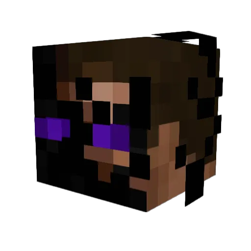 TALIBANALT10 Minecraft avatar head, 3D render