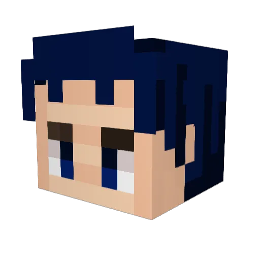TAMA__C Minecraft avatar head, 3D render