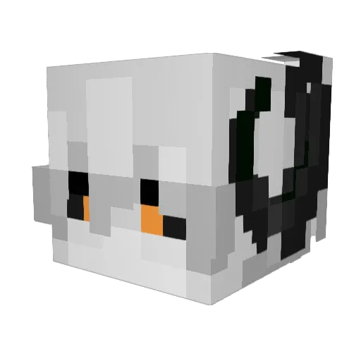 TAMI_2106 Minecraft avatar head, 3D render