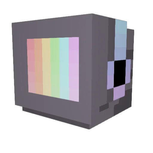 TANETTI Minecraft avatar head, 3D render