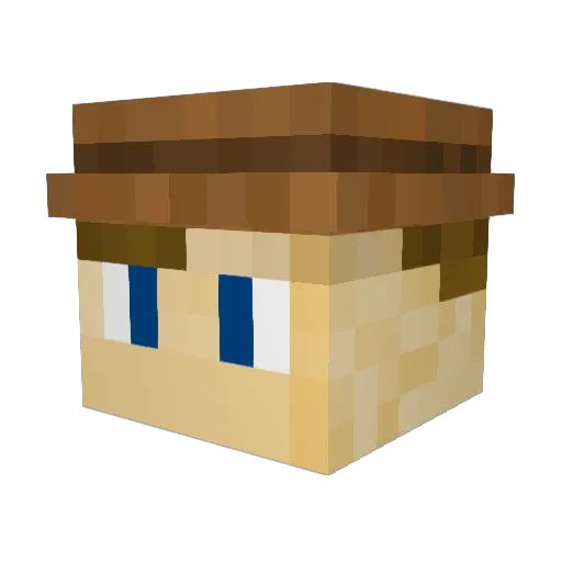 TANJUPITER4407 Minecraft avatar head, 3D render