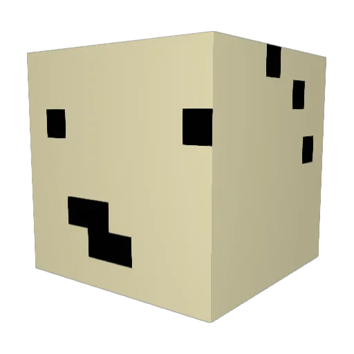 TANTCULE Minecraft avatar head, 3D render