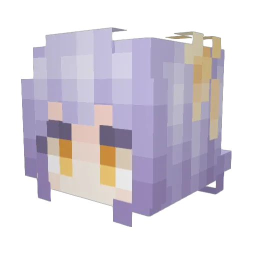 TAOSENSEN Minecraft avatar head, 3D render