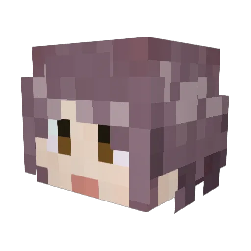 TAPIOKAPAN03 Minecraft avatar head, 3D render