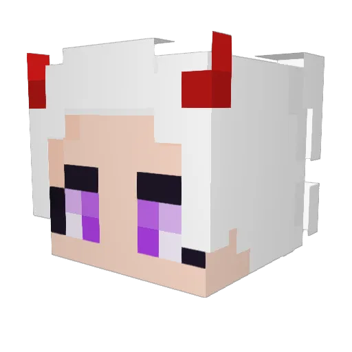 TARGEDGE Minecraft avatar head, 3D render