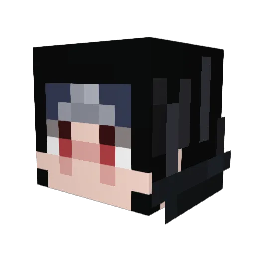 TAS1R38 Minecraft avatar head, 3D render