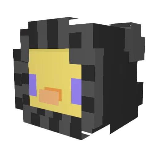 TATARKA_ Minecraft avatar head, 3D render
