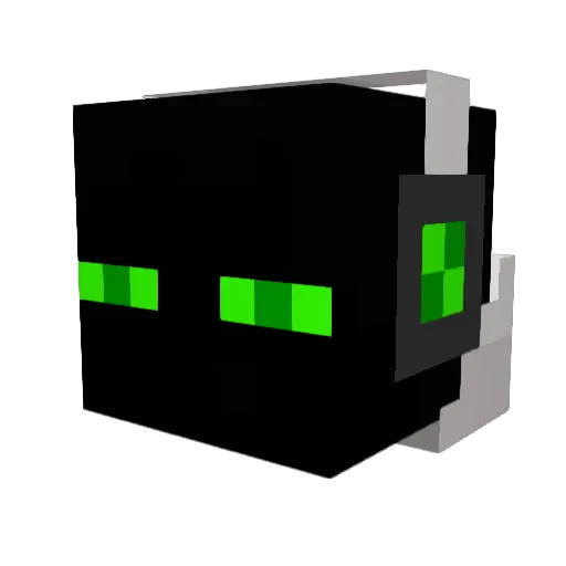 TATE0104 Minecraft avatar head, 3D render