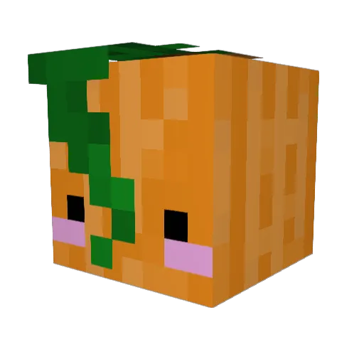 TATICAL Minecraft avatar head, 3D render