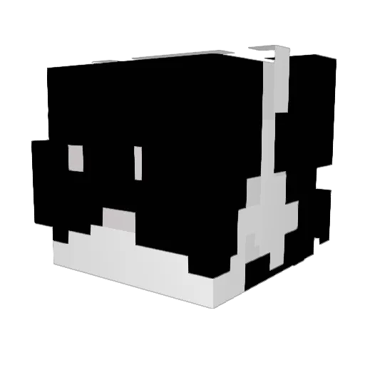TATOTAP Minecraft avatar head, 3D render
