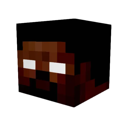 TATheMan Minecraft avatar head, 3D render