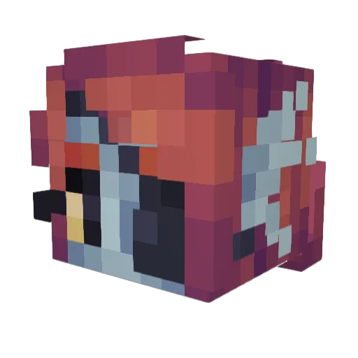 TAVUKLUBAKLAVA12 Minecraft avatar head, 3D render