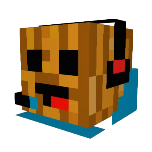 TAZTAZ1908 Minecraft avatar head, 3D render