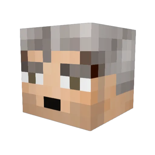 TA_Drag_Racer Minecraft avatar head, 3D render