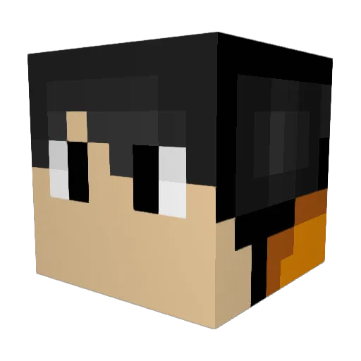 TAmiRz_ Minecraft avatar head, 3D render
