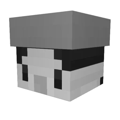 TAncell1870 Minecraft avatar head, 3D render