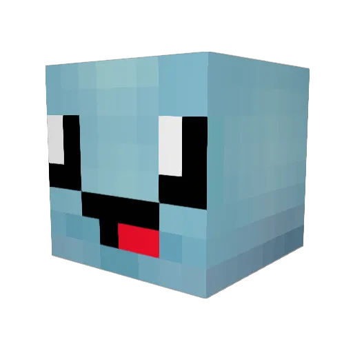 TBGSlay Minecraft avatar head, 3D render
