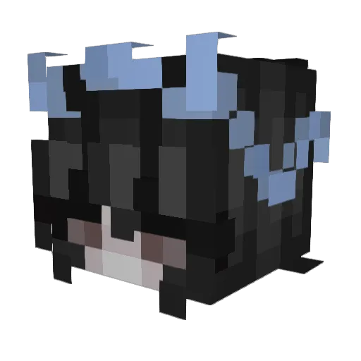 TBMBatka Minecraft avatar head, 3D render