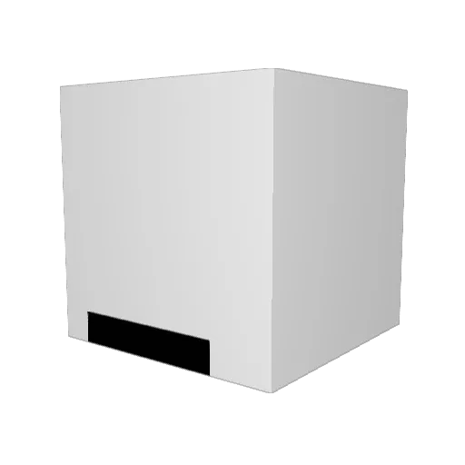 TBMaster Minecraft avatar head, 3D render