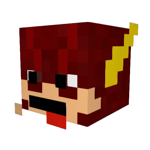 TBNRJACK10 Minecraft avatar head, 3D render