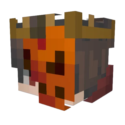 TBNRWilly Minecraft avatar head, 3D render
