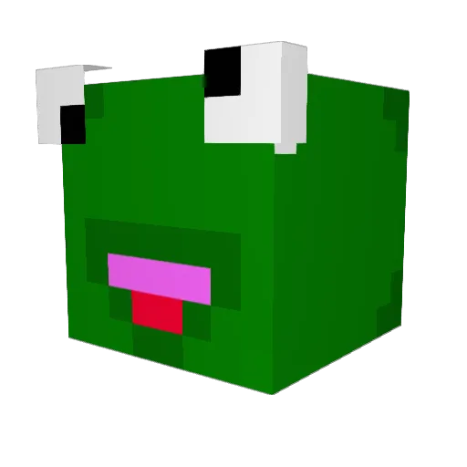 TBNR_ETHO Minecraft avatar head, 3D render