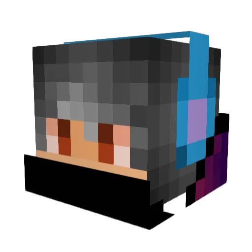 TBNR_Epic_Gamer Minecraft avatar head, 3D render