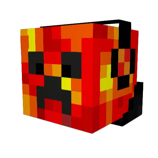 TBNRfraqz Minecraft avatar head, 3D render