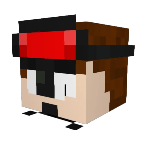 TBO2013 Minecraft avatar head, 3D render