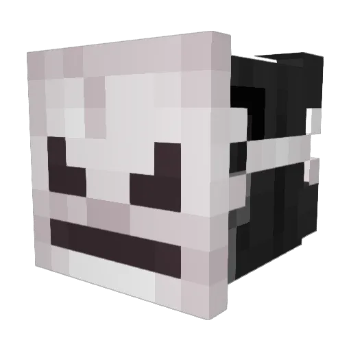 TBTHEICON Minecraft avatar head, 3D render