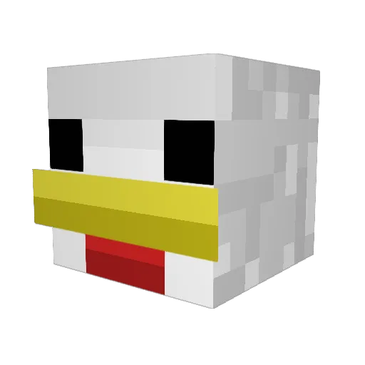 TBURD2001 Minecraft avatar head, 3D render
