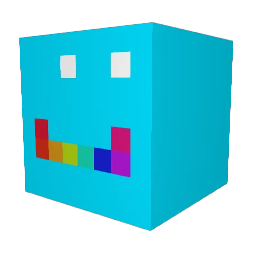 TBagz_ Minecraft avatar head, 3D render