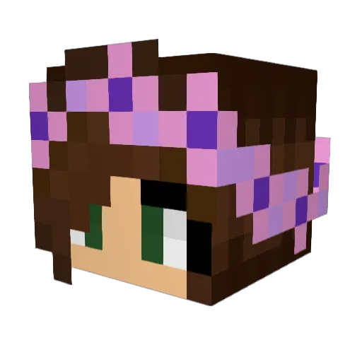 TBallsy Minecraft avatar head, 3D render