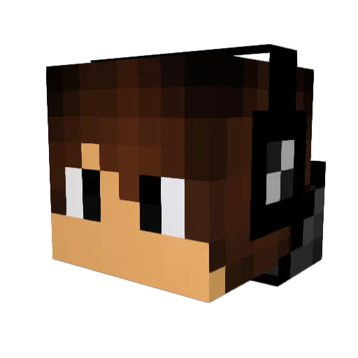 TBazsi Minecraft avatar head, 3D render