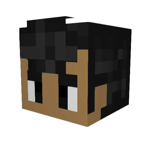 TBgaming00 Minecraft avatar head, 3D render