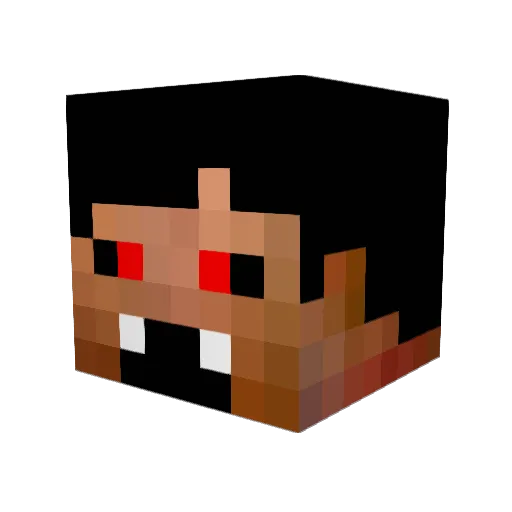 TBoneProg Minecraft avatar head, 3D render