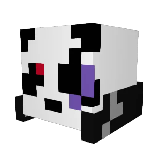 TBoy_ Minecraft avatar head, 3D render