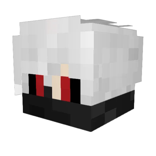TBuko12 Minecraft avatar head, 3D render