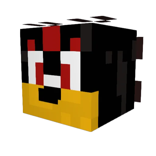 TBunzz20 Minecraft avatar head, 3D render