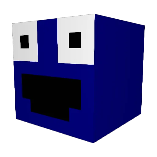 TC3801 Minecraft avatar head, 3D render