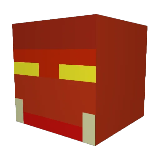 TCEwjzO Minecraft avatar head, 3D render