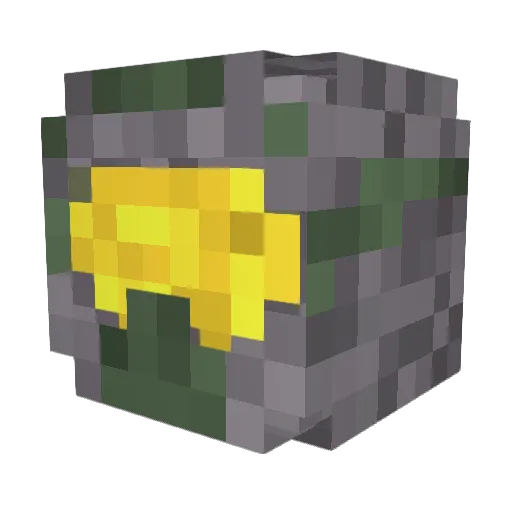 TCKL Minecraft avatar head, 3D render