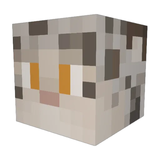 TCMcCain15 Minecraft avatar head, 3D render