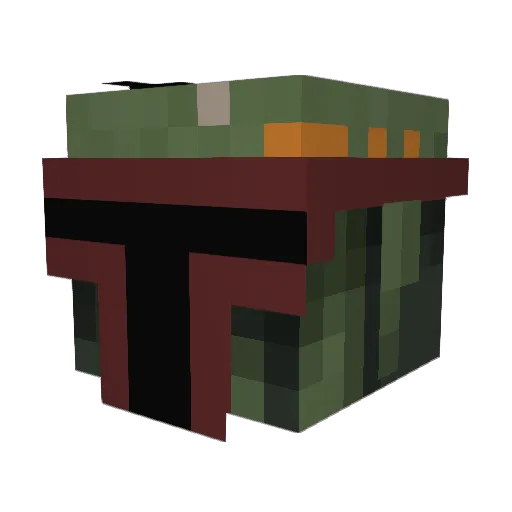 TCR_Deko Minecraft avatar head, 3D render