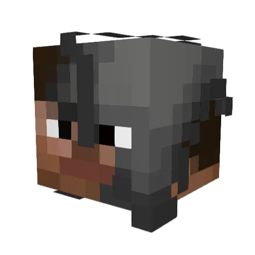 TC_Kai Minecraft avatar head, 3D render