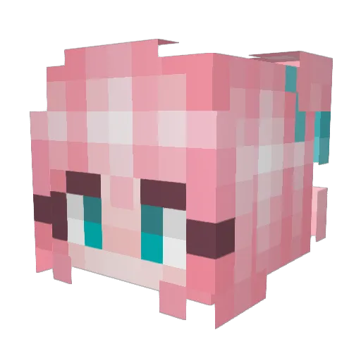 TCreopargh Minecraft avatar head, 3D render