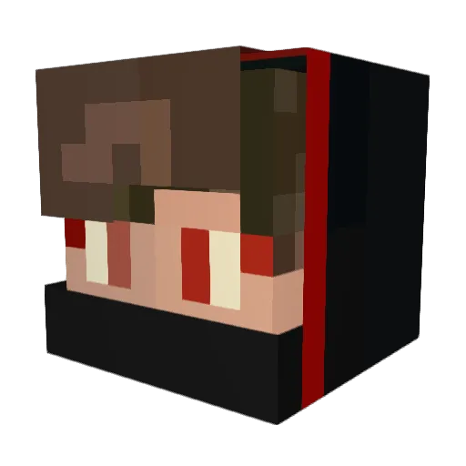 TCskorlord Minecraft avatar head, 3D render