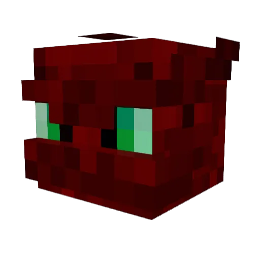 TD68 Minecraft avatar head, 3D render